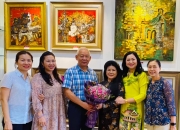 Họa sĩ Văn Dương Thành - Ở triển lãm mang chủ đề Kỷ niệm hương quê